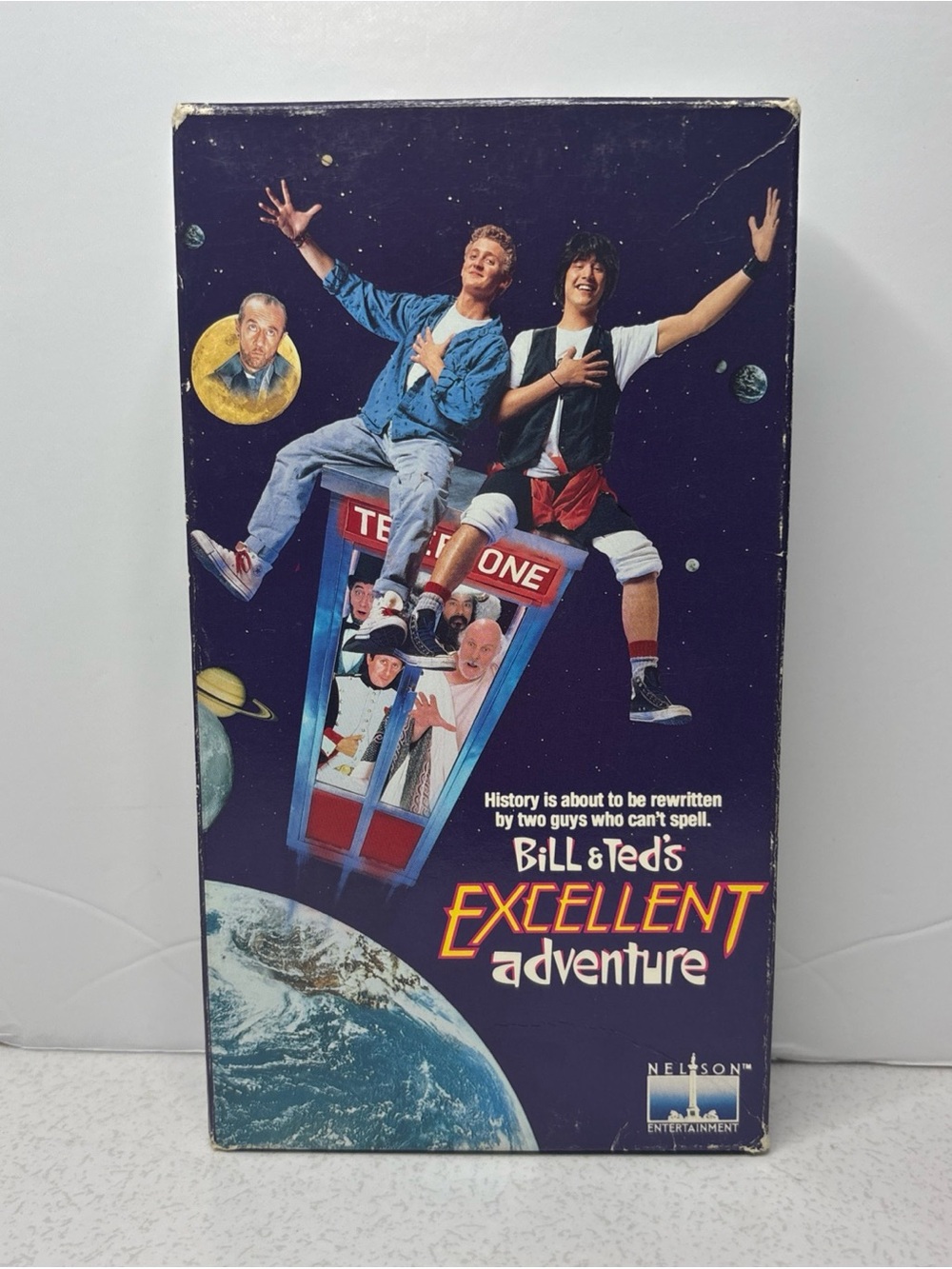 Bill and Ted's Excellent Adventure VHS Keanu Reeves Alex Winter George Carlin